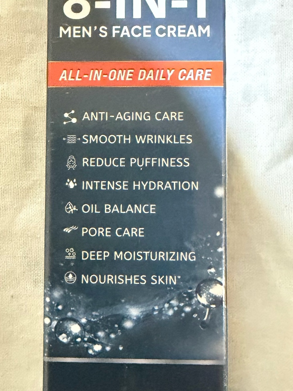 Men's Face Cream 8-IN-1 All-In-One Daily Care – Blue